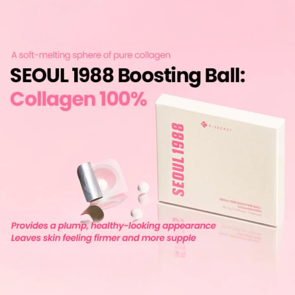 K-Secret Seoul 1988 Boosting Ball: Collagen 100% 35g - Image 3