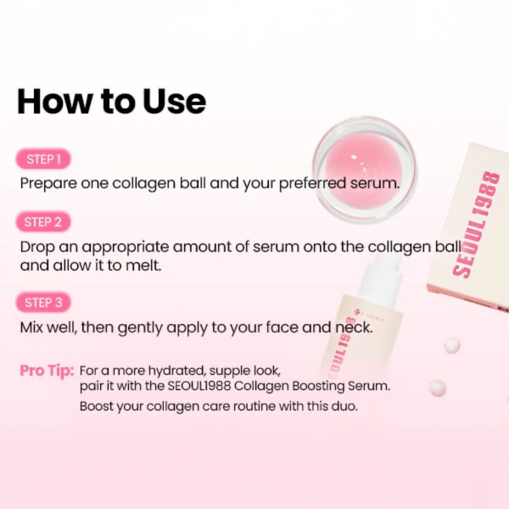 K-Secret Seoul 1988 Boosting Ball: Collagen 100% 35g - Image 5