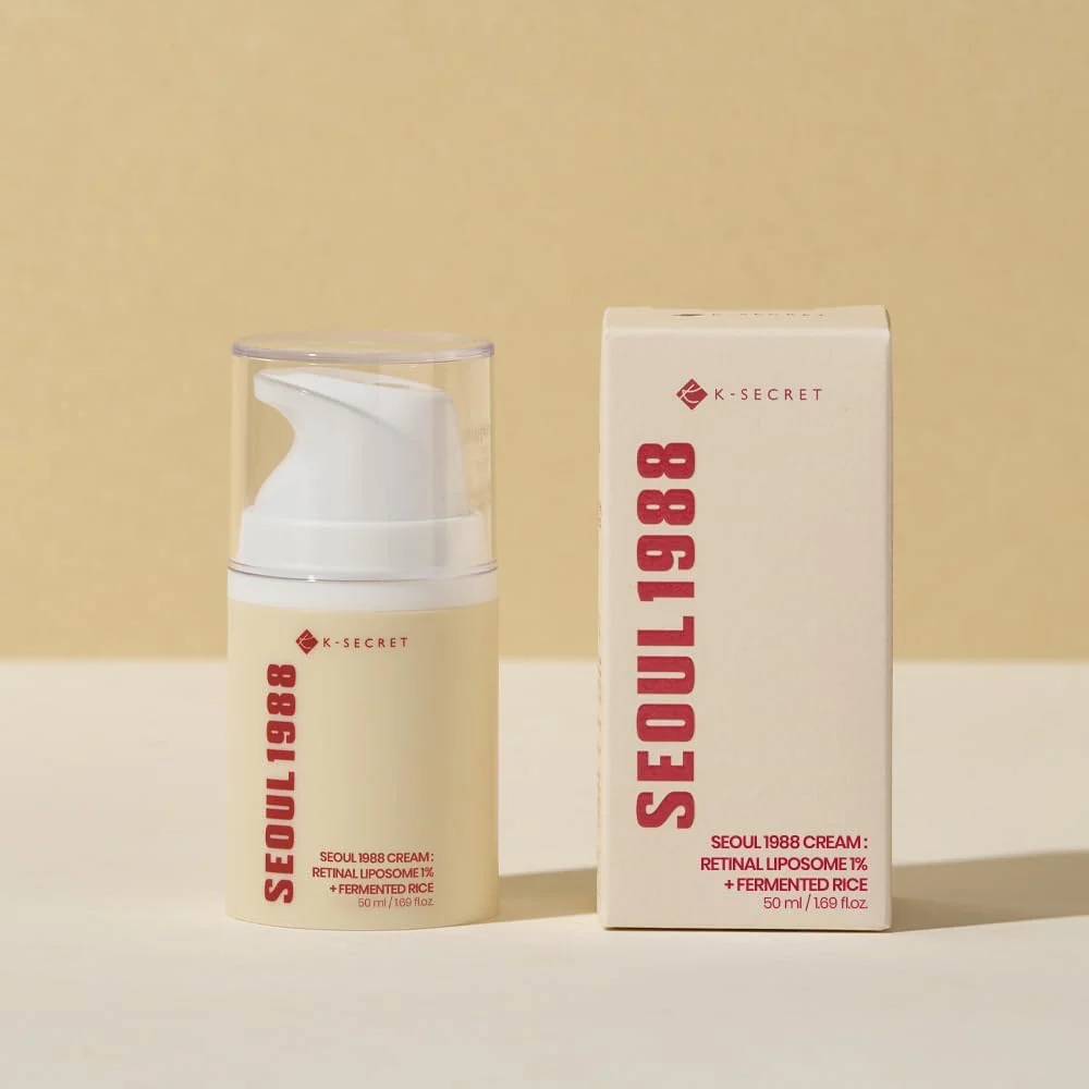 K-Secret Seoul 1988 Cream: Retinal Liposome + Fermented Rice 50ml - Image 2