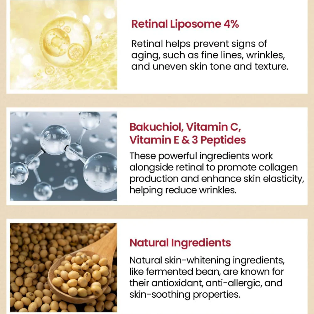 K-Secret Seoul 1988 Eye Cream: Retinal Liposome + Fermented Bean 30ml - Image 5