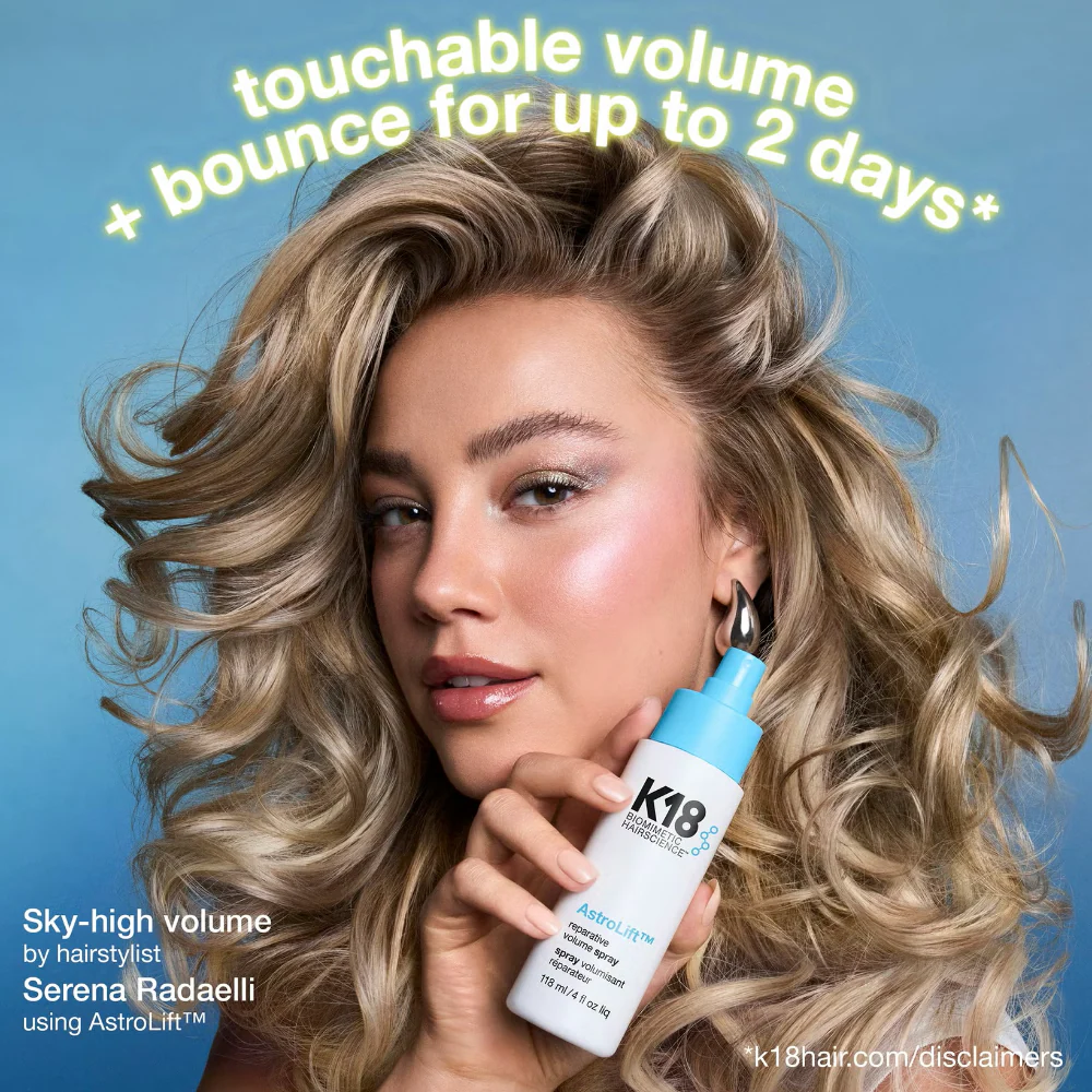 K18 Biomimetic Hairscience AstroLift Reparative Volume Spray 118ml - Image 9