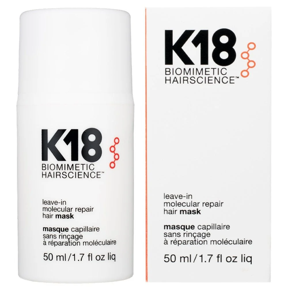 K18 Biomimetic Hairscience Leave-In Molecular Repair Hair Mask 50ml - Image 2