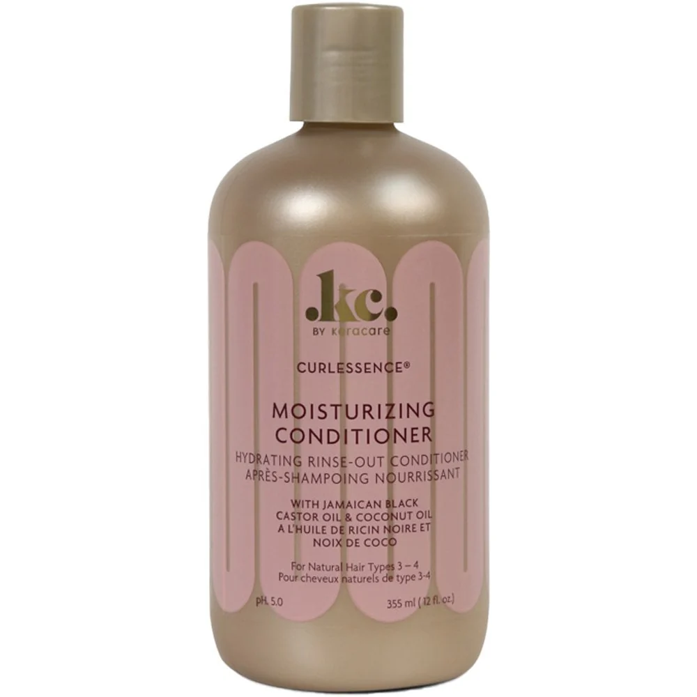 KeraCare Curlessence Moisturising Shampoo & Moisturising Rinse-Out Conditioner Twin 2 x 355ml - Image 3