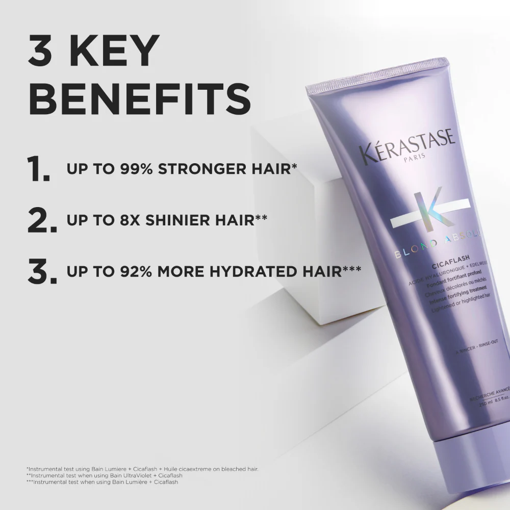 Kérastase Blond Absolu Cicaflash Fluide Miracle Intense Fortifying Treatment 250ml - Image 2
