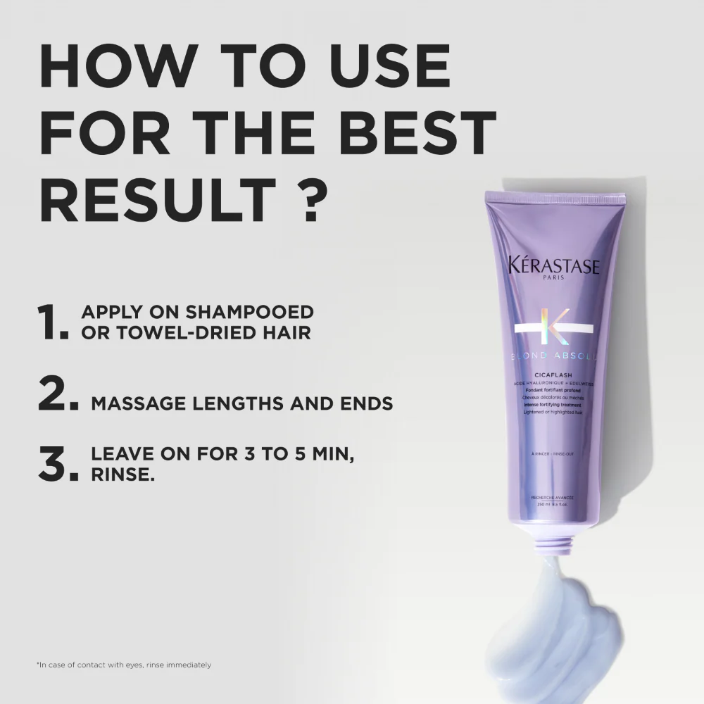 Kérastase Blond Absolu Cicaflash Fluide Miracle Intense Fortifying Treatment 250ml - Image 7