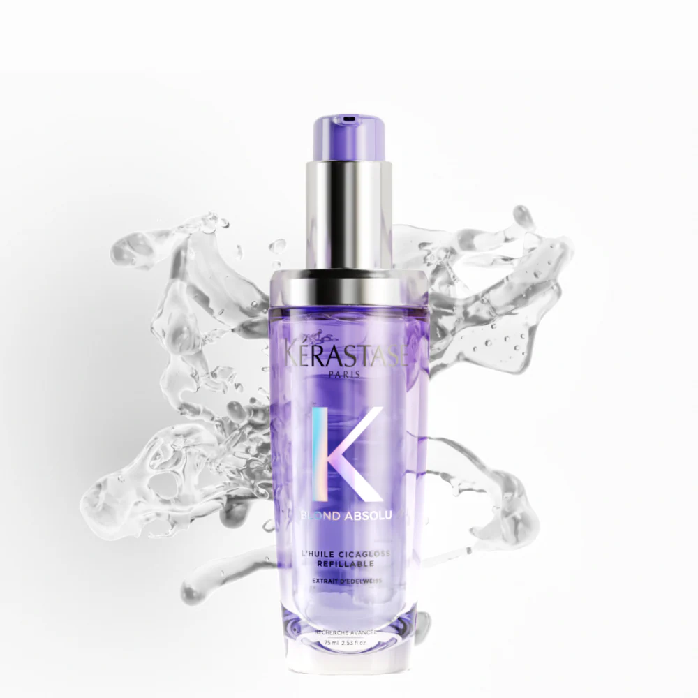 Kérastase Blond Absolu L'Huile Cicagloss Hydrating Hair Oil Refill Capsule 75ml - Image 5