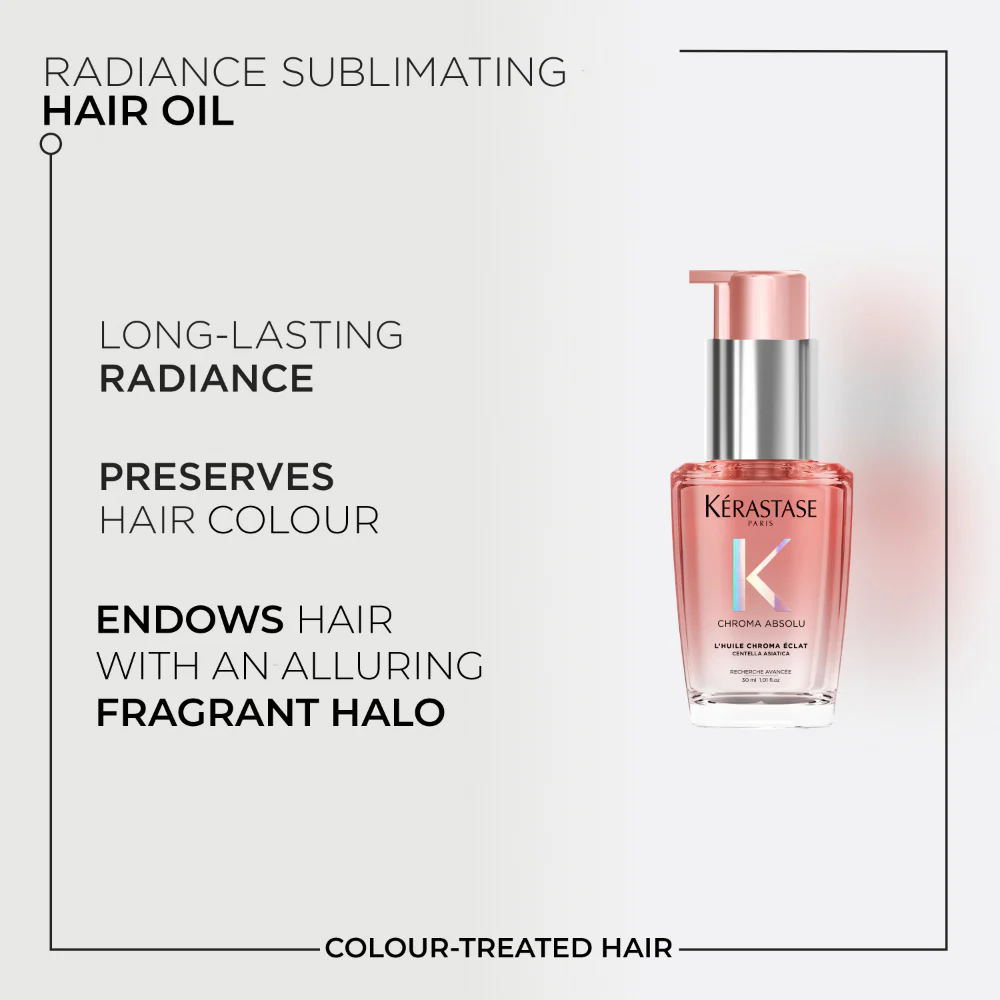 Kérastase Chroma Absolu L'Huile Chroma Eclat Radiance Sublimating Hair Oil 30ml - Image 2