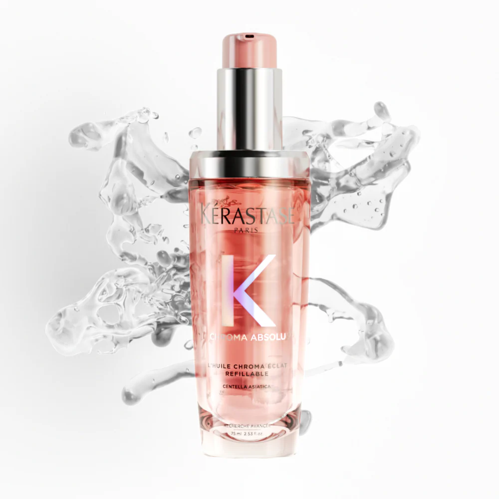 Kérastase Chroma Absolu L'Huile Chroma Eclat Radiance Sublimating Hair Oil Refill Capsule 75ml - Image 5