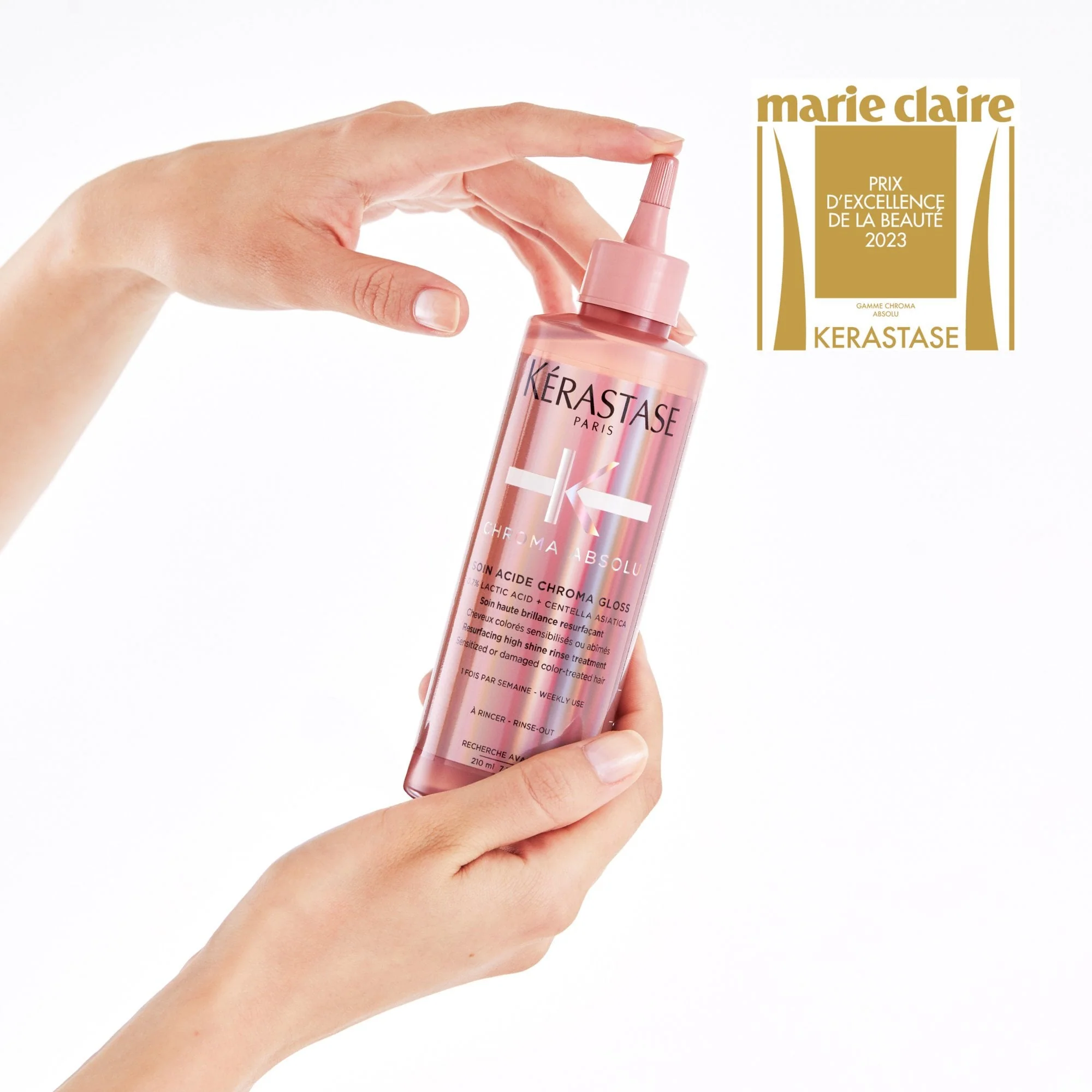 Kérastase Chroma Absolu Soin Acide Chroma Gloss Resurfacing Rinse Treatment 210ml - Image 5