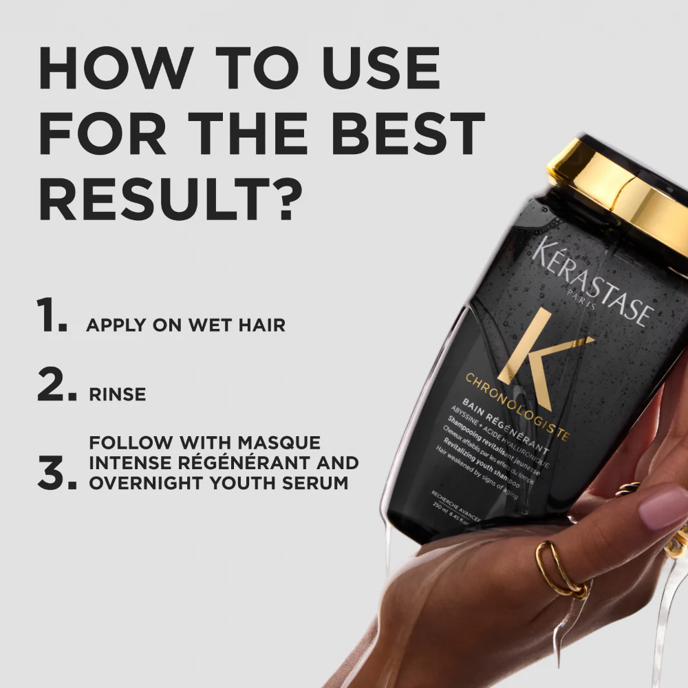 Kérastase Chronologiste Bain Regenerant Revitalising Youth Shampoo 80ml - Image 6