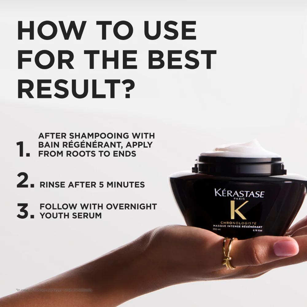 Kérastase Chronologiste Masque Intense Regenerant Hair Mask 75ml - Image 7