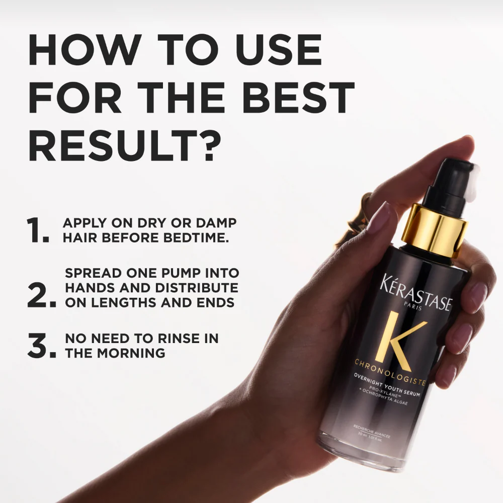 Kérastase Chronologiste Overnight Youth Hair Serum 90ml - Image 8