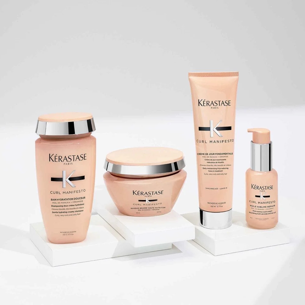 Kérastase Curl Manifesto Creme De Jour Fondamentale Frizz-Reducing Leave-In Treatment 150ml - Image 9