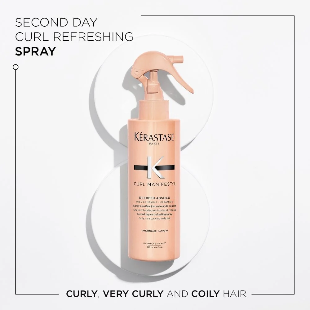 Kérastase Curl Manifesto Refresh Absolu Second Day Curl Spray 190ml - Image 2