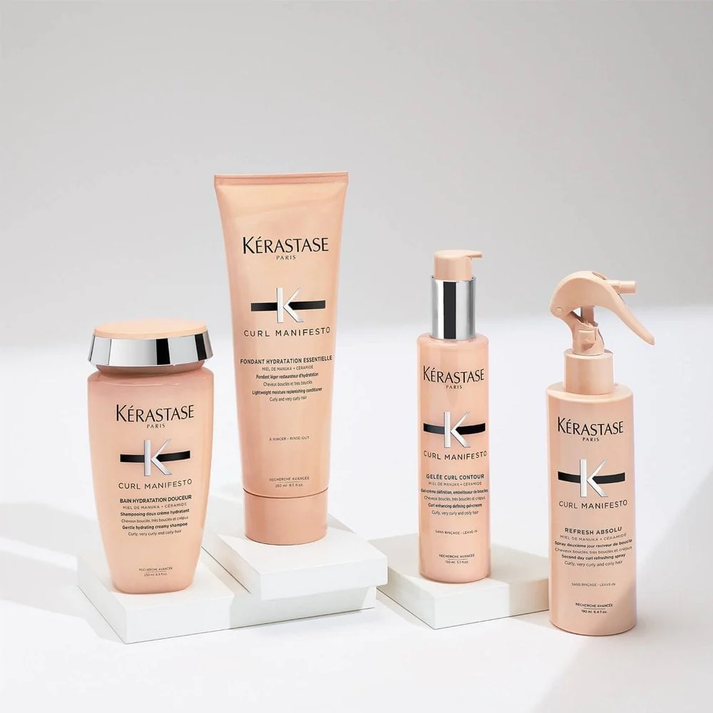 Kérastase Curly Manifesto Bain Hydration Gentle Hydrating Creamy Shampoo 250ml & Mask 200ml Twin - Image 5