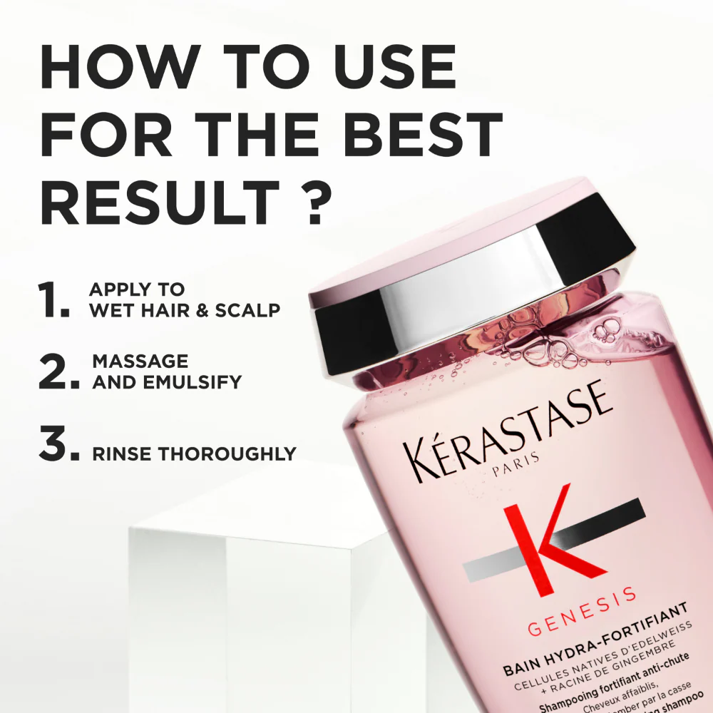 Kérastase Genesis Bain Hydra-Fortifiant Anti Hair-Loss Shampoo 250ml - Image 7