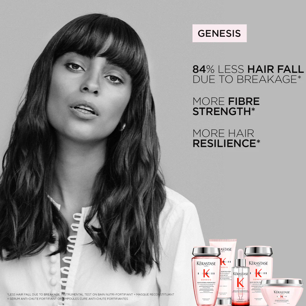 Kérastase Genesis Bain Hydra-Fortifiant Anti Hair-Loss Shampoo Refill Bottle 500ml - Image 6