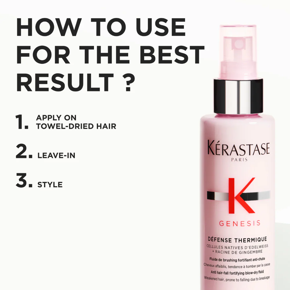 Kérastase Genesis Defense Thermique Anti Hair-Loss Blow-Dry Oil 150ml - Image 7