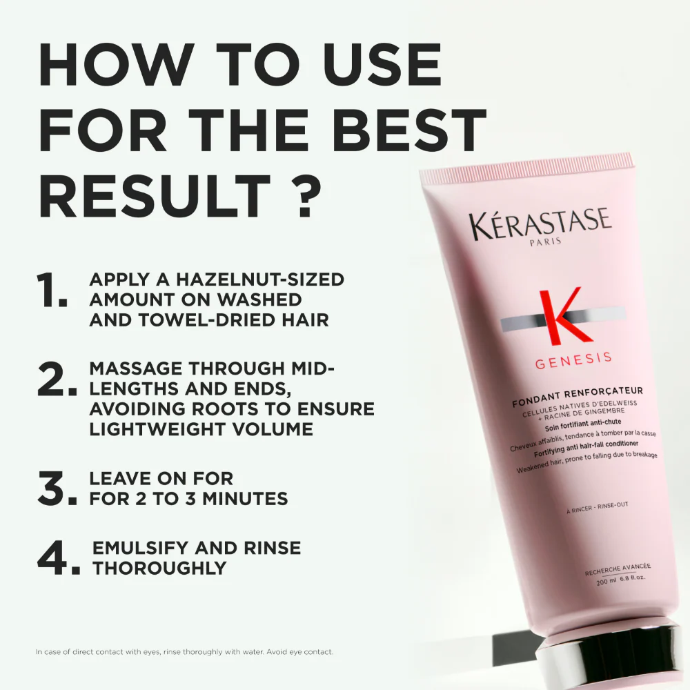 Kérastase Genesis Fondant Renforcateur Anti Hair-Loss Conditioner 200ml - Image 7
