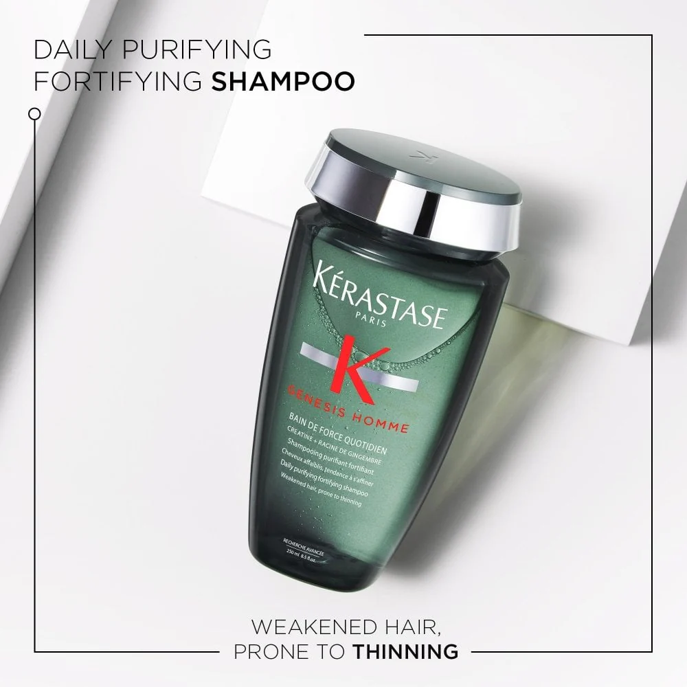 Kérastase Genesis Homme Bain De Force Quotidien Fortifying Shampoo 250ml - Image 2
