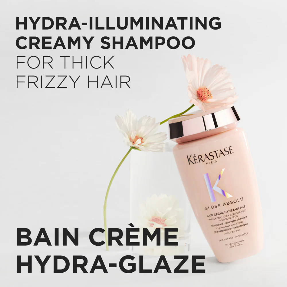 Kérastase Gloss Absolu Bain Crème Hydra-Glaze Hydra-Illuminating Creamy Shampoo 250ml - Image 8
