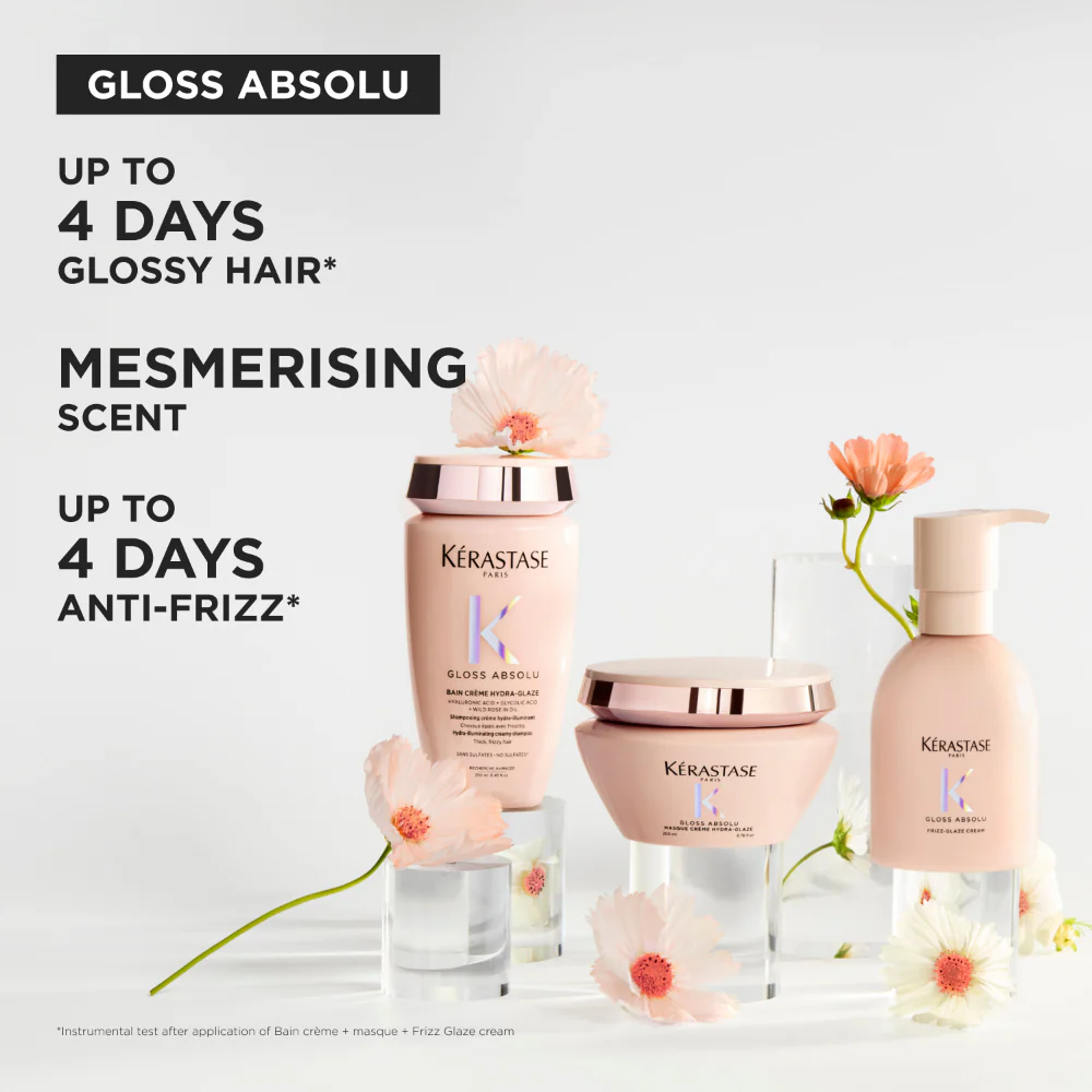 Kérastase Gloss Absolu Bain Crème Hydra-Glaze Hydra-Illuminating Creamy Shampoo 500ml - Image 6