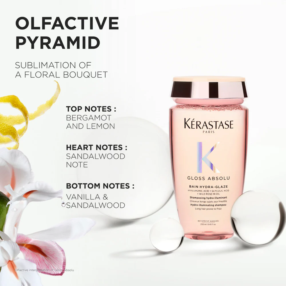 Kérastase Gloss Absolu Bain Hydra-Glaze Hydra-Illuminating Shampoo 250ml - Image 11