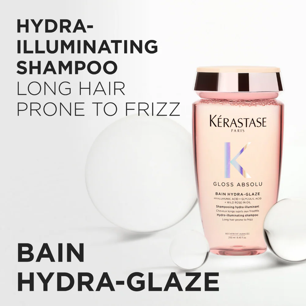 Kérastase Gloss Absolu Bain Hydra-Glaze Hydra-Illuminating Shampoo 250ml - Image 8