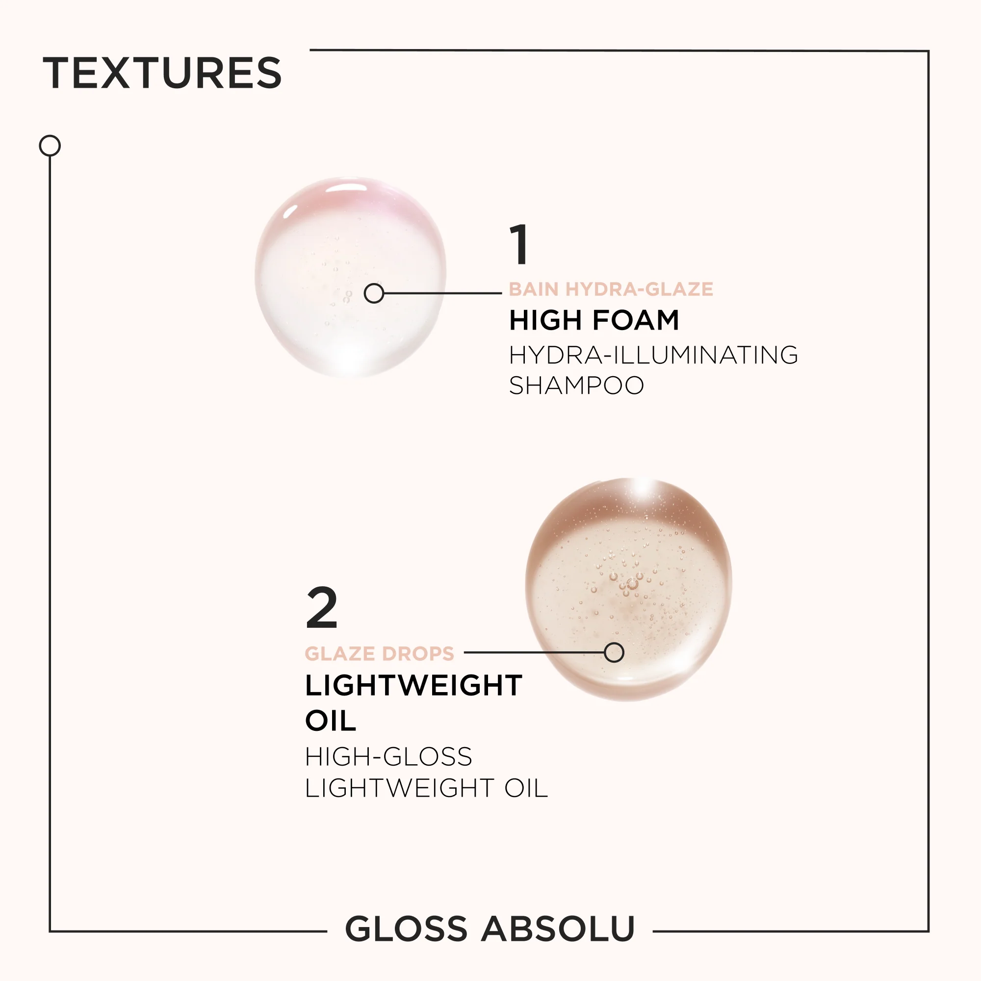 Kérastase Gloss Absolu Bain Hydra-Glaze Hydra-Illuminating Shampoo 250ml & Glaze Drops Hair Oil 45ml Twin - Image 5