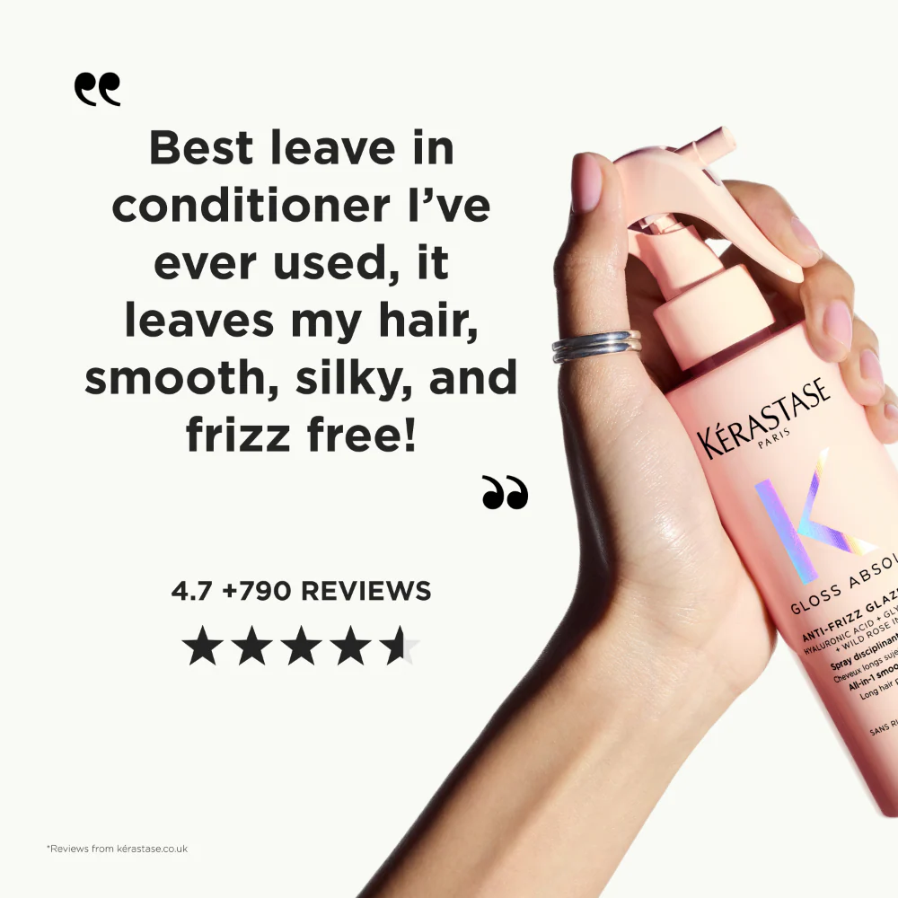 Kérastase Gloss Absolu Spray Disciplinant Anti-Frizz Glaze Milk All-In-One Smoothing Spray 190ml - Image 9