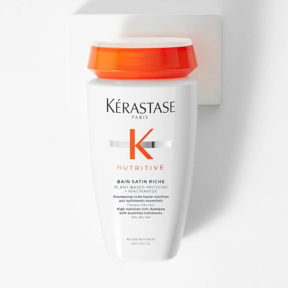 Kérastase Nutritive Bain Satin Riche High Nutrition Rich Shampoo 250ml & Nutritive Lait Vital High Nutrition Ultra-Light Conditioner 200ml Twin - Image 6