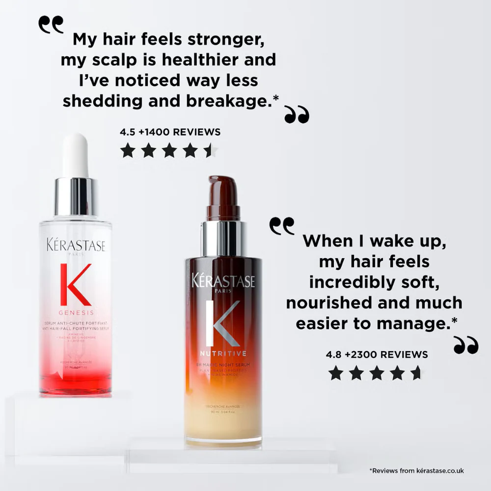Kérastase Serums Moment Genesis Anti-Hair Loss Serum & Nutritive 8H Magic Night Serum Duo 2 x 90ml - Image 5