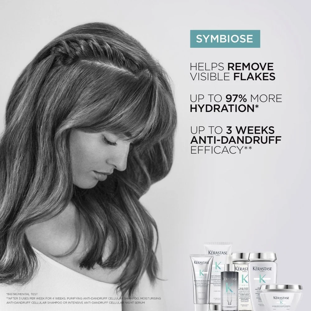 Kérastase Symbiose Bain Creme Anti-Pelliculaire Moisturising Anti-Dandruff Cellular Shampoo 250ml - Image 2