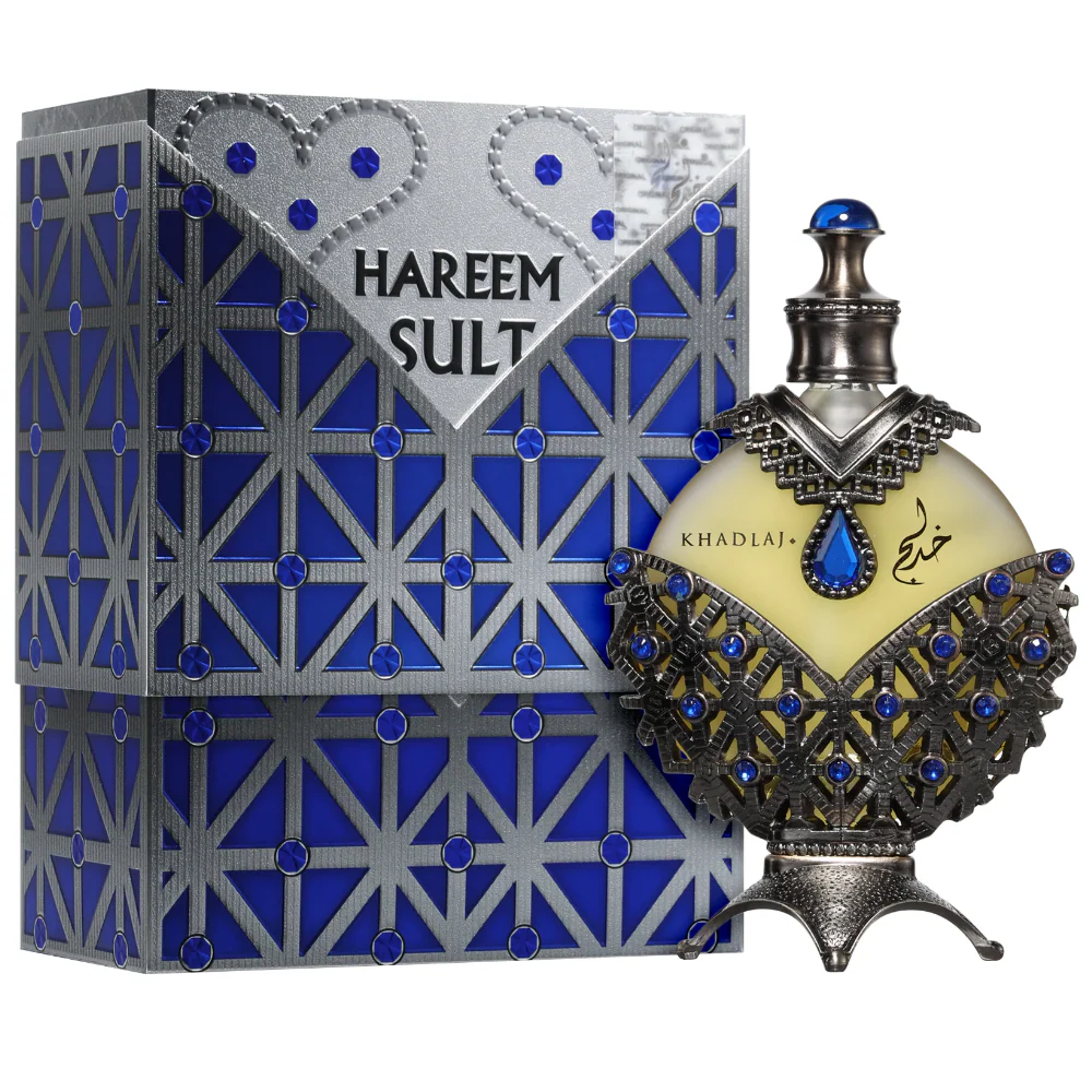 Khadlaj Hareem Sultan Blue Perfume Oil 35ml - Image 2