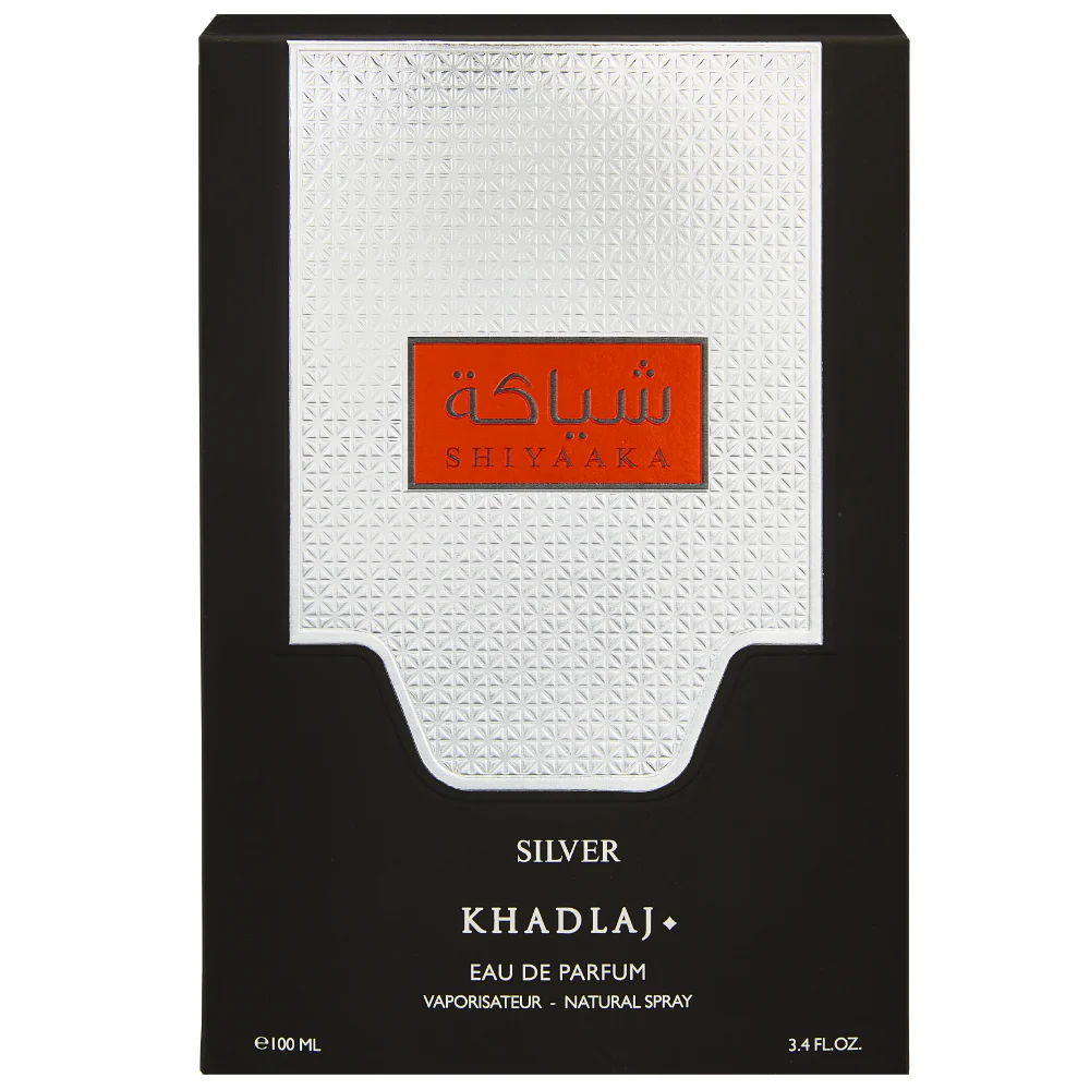 Khadlaj Shiyaaka Silver Eau De Parfum 100ml - Image 3