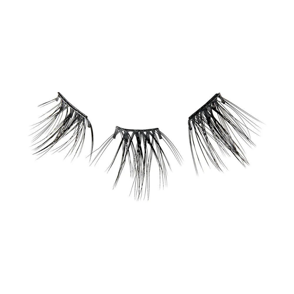 Kiss imPress Press-On Falsies Individual Lashes Black 05 Bold Volume 12 Clusters - Image 5