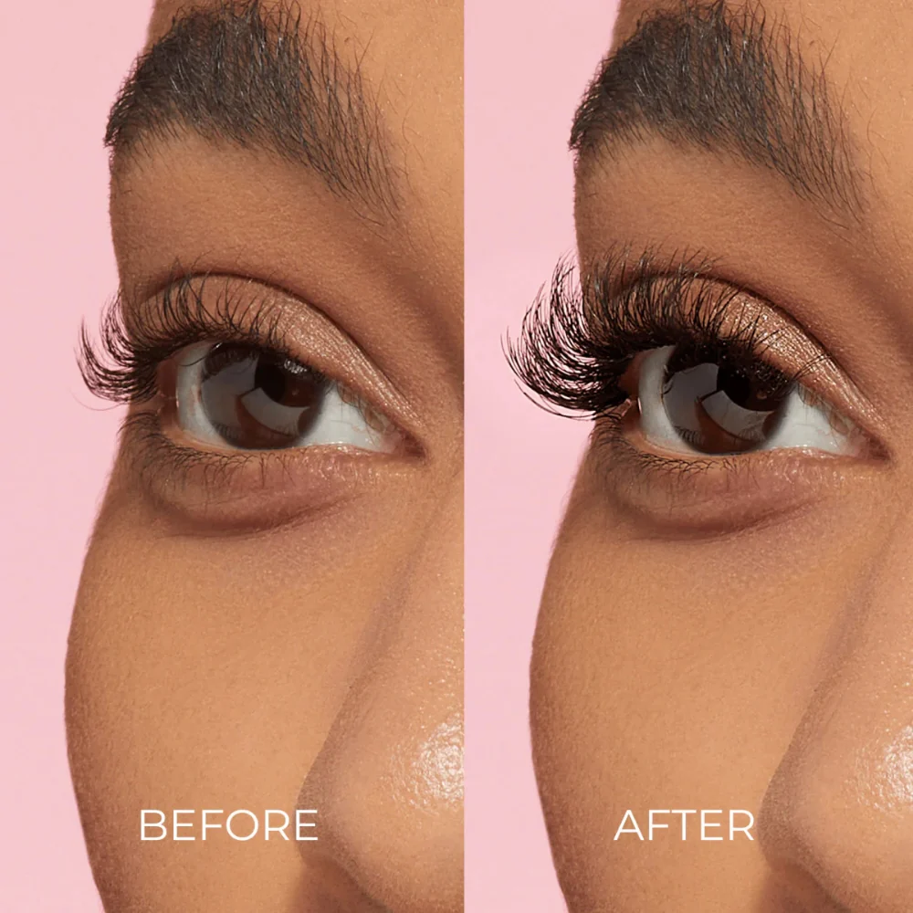 Kiss imPress Press-On Falsies Individual Lashes Black 09 Edgy Wispy 12 Clusters - Image 2