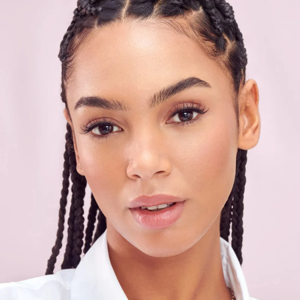 Kiss The New Natural 01 White Shirt False Strip Lashes Black - Image 2