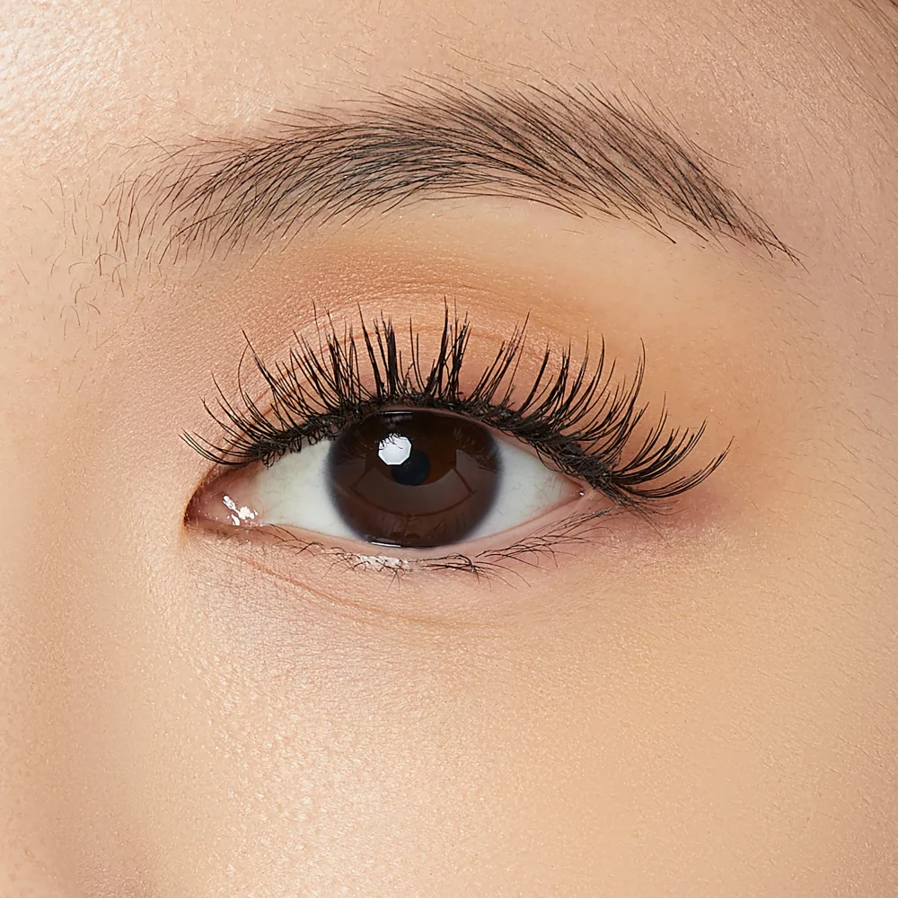 Kiss The New Natural Trio Noir Individual Lashes Black 24 Clusters - Image 4