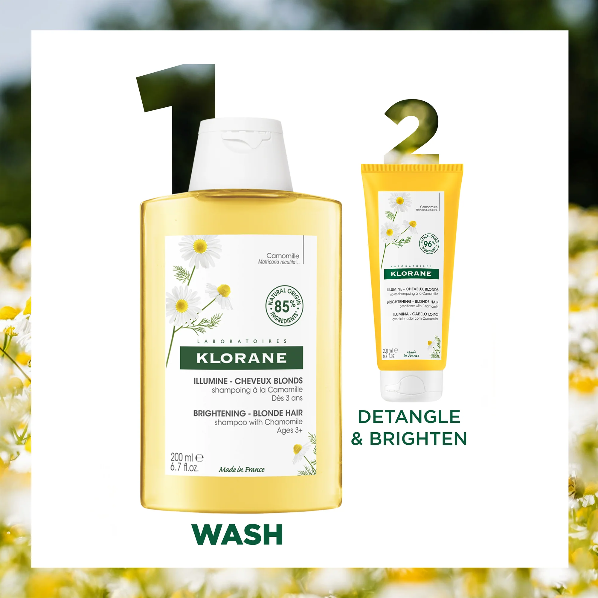 Klorane Brightening Shampoo 200ml - Image 4