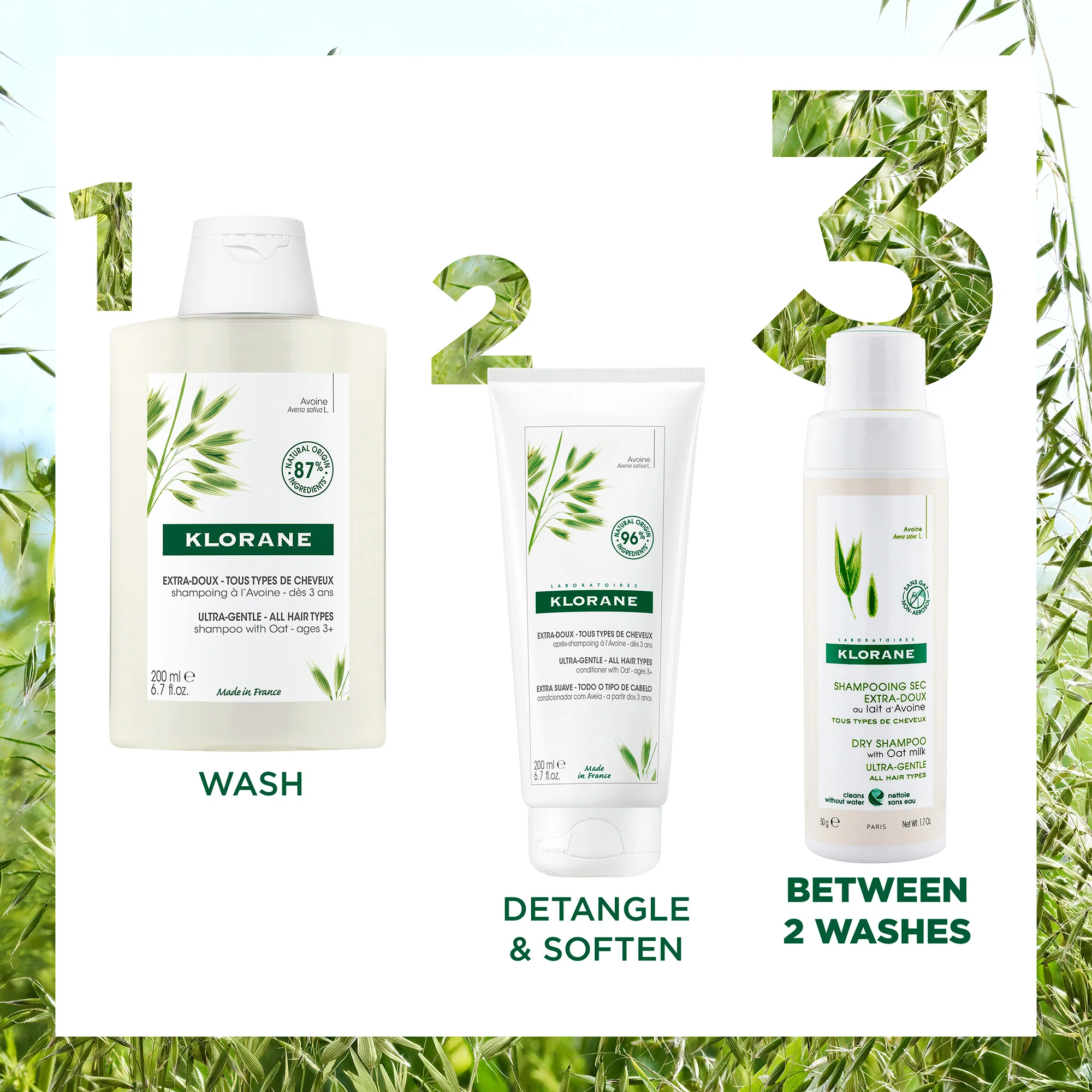 Klorane Eco-Friendly Dry Shampoo 50g - Image 2