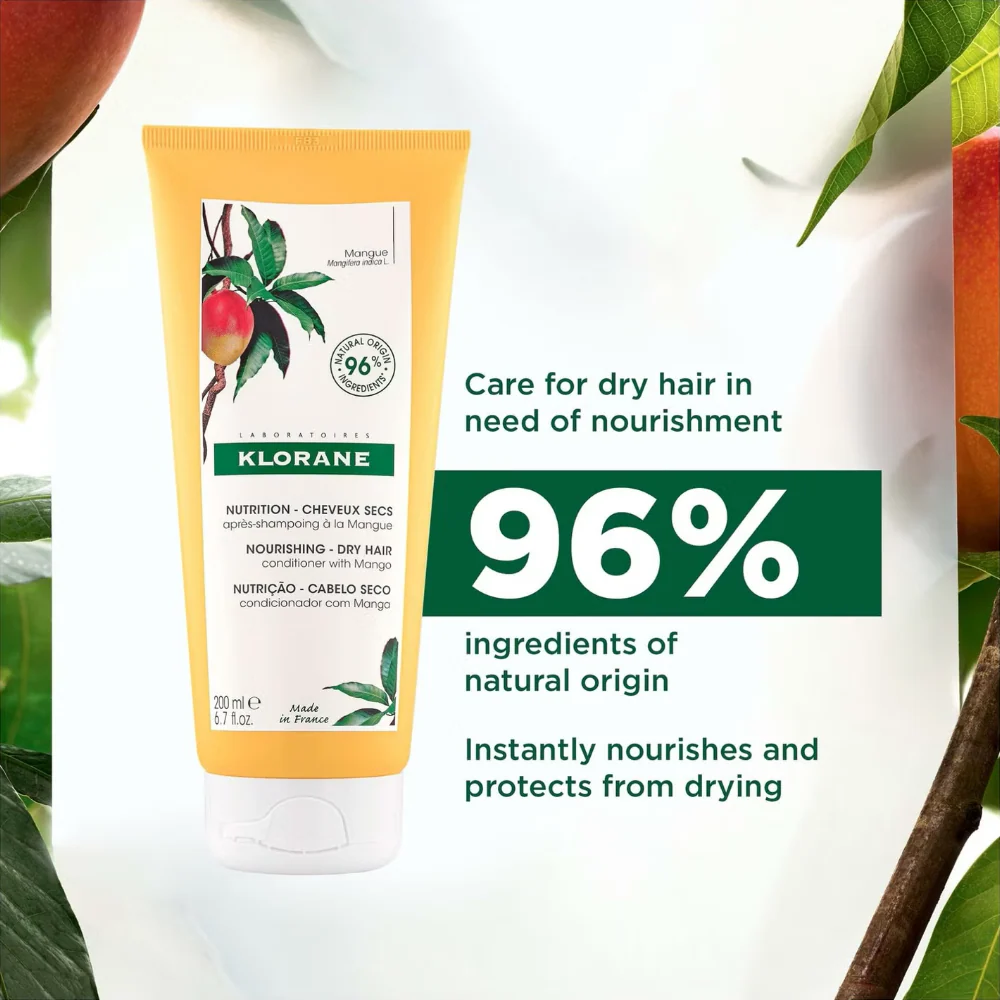 Klorane Mango Nourishing Conditioner 200ml - Image 2