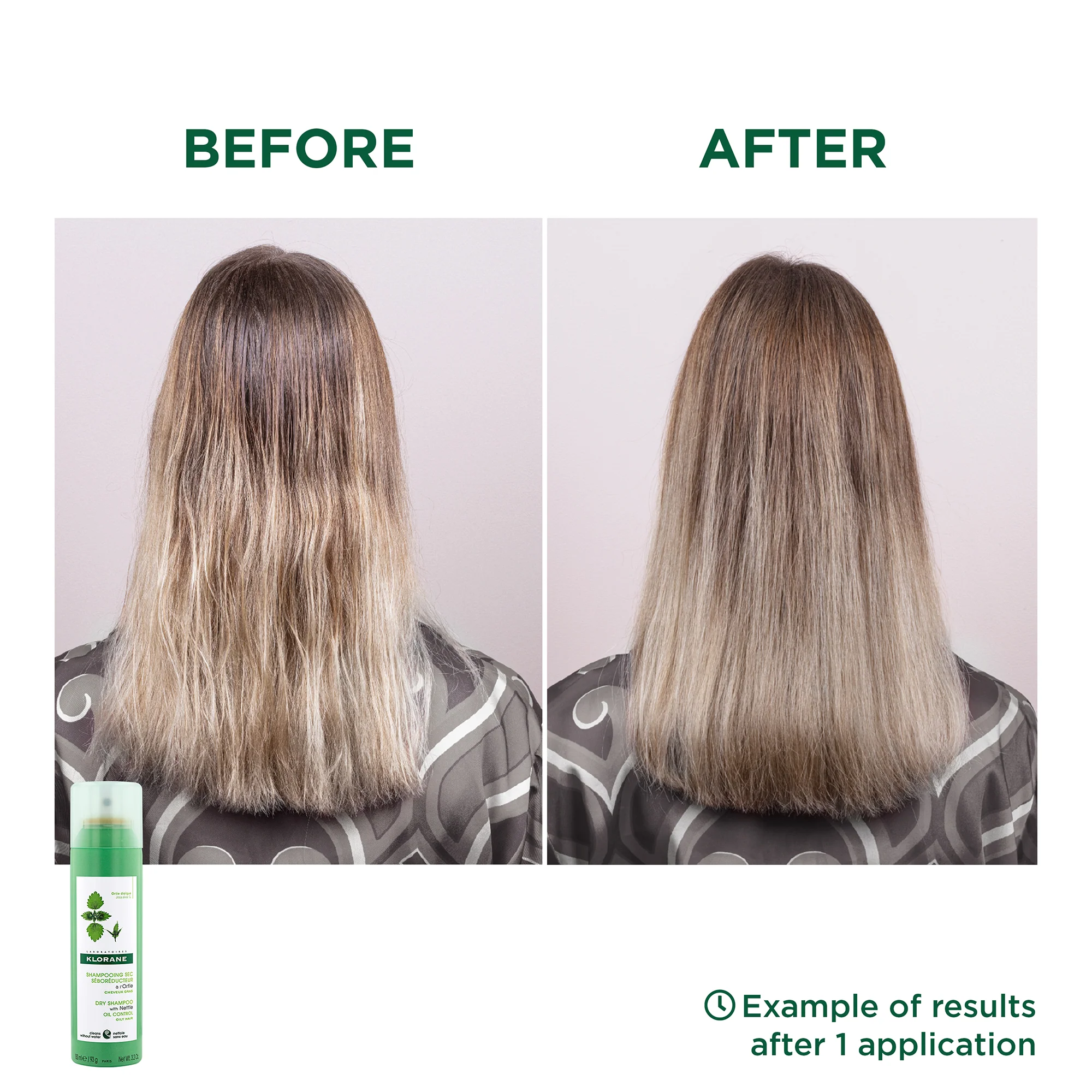 Klorane Purifying Dry Shampoo 150ml - Image 2
