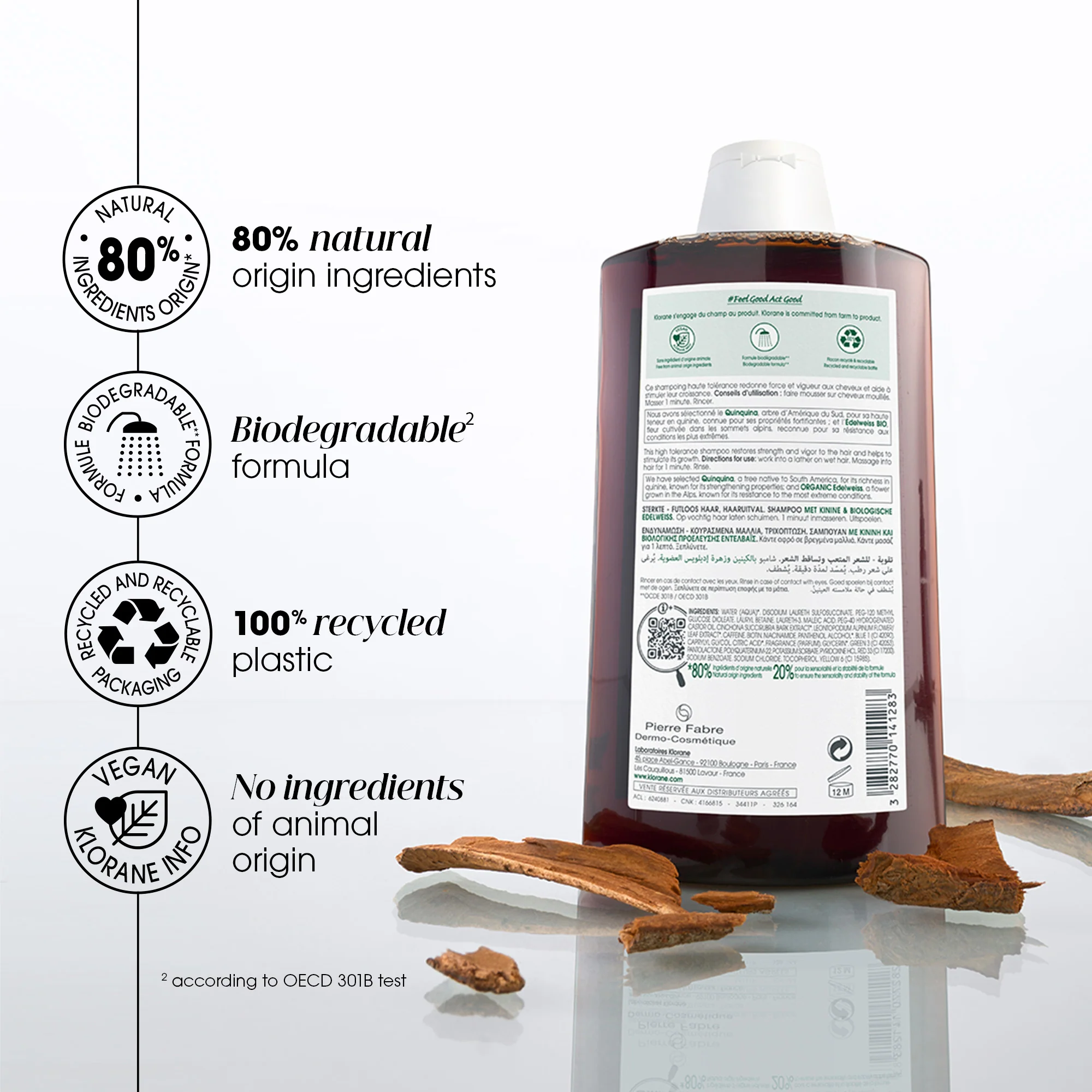 Klorane Strengthening Shampoo 200ml - Image 3