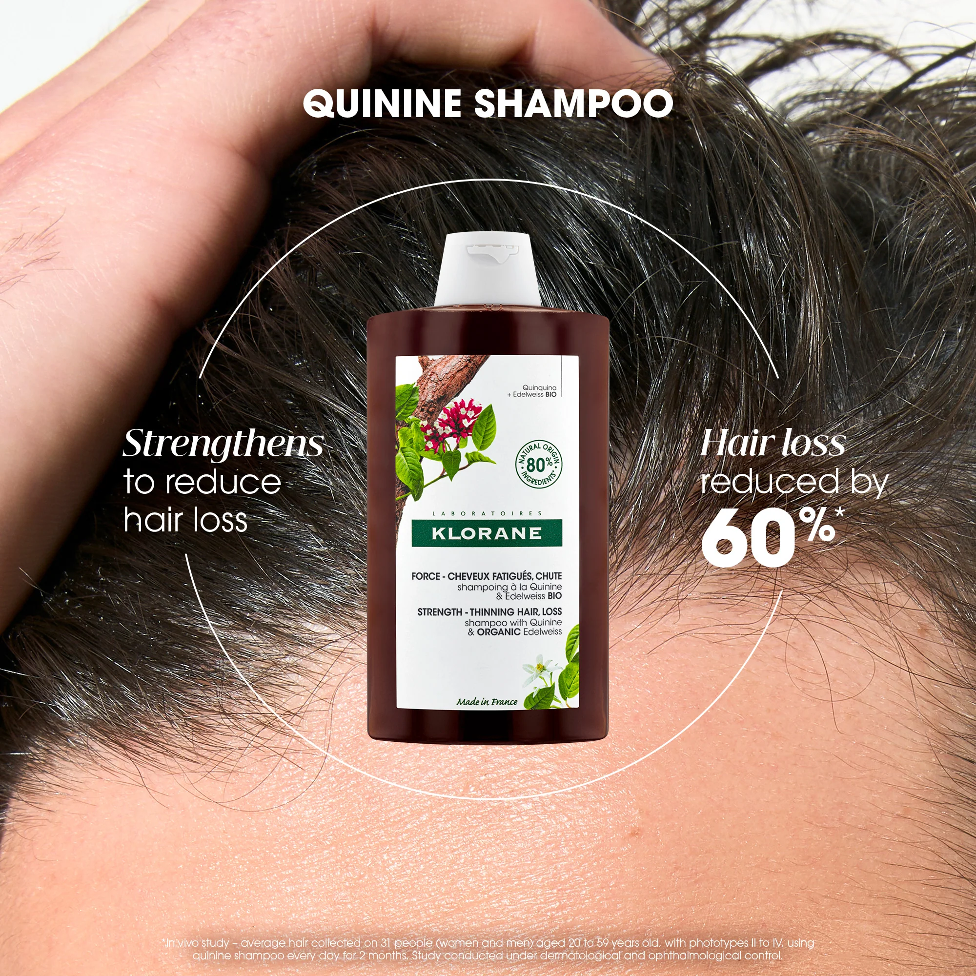 Klorane Strengthening Shampoo 400ml - Image 2
