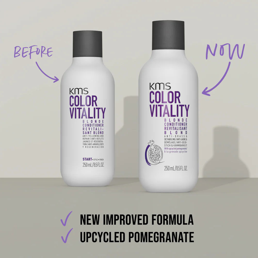 KMS Colour Vitality Blonde Anti-Brass Conditioner 250ml - Image 6