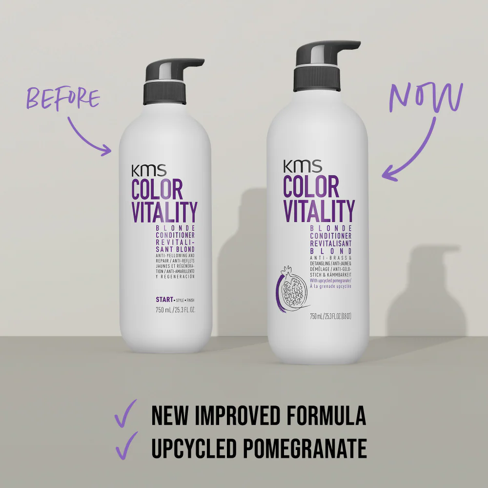 KMS Colour Vitality Blonde Anti-Brass Conditioner 750ml - Image 4