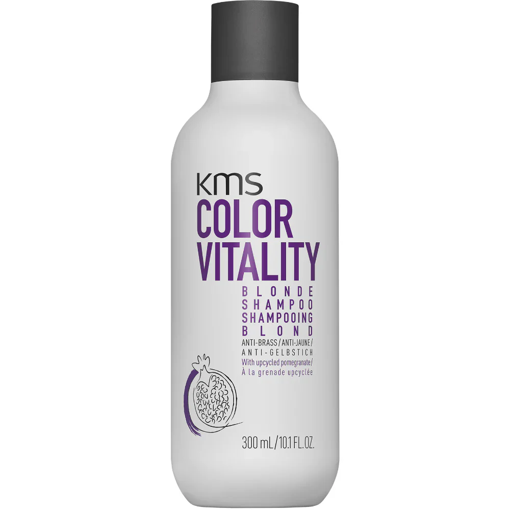 KMS Colour Vitality Blonde Anti-Brass Shampoo 300ml & Conditioner 200ml Twin - Image 3