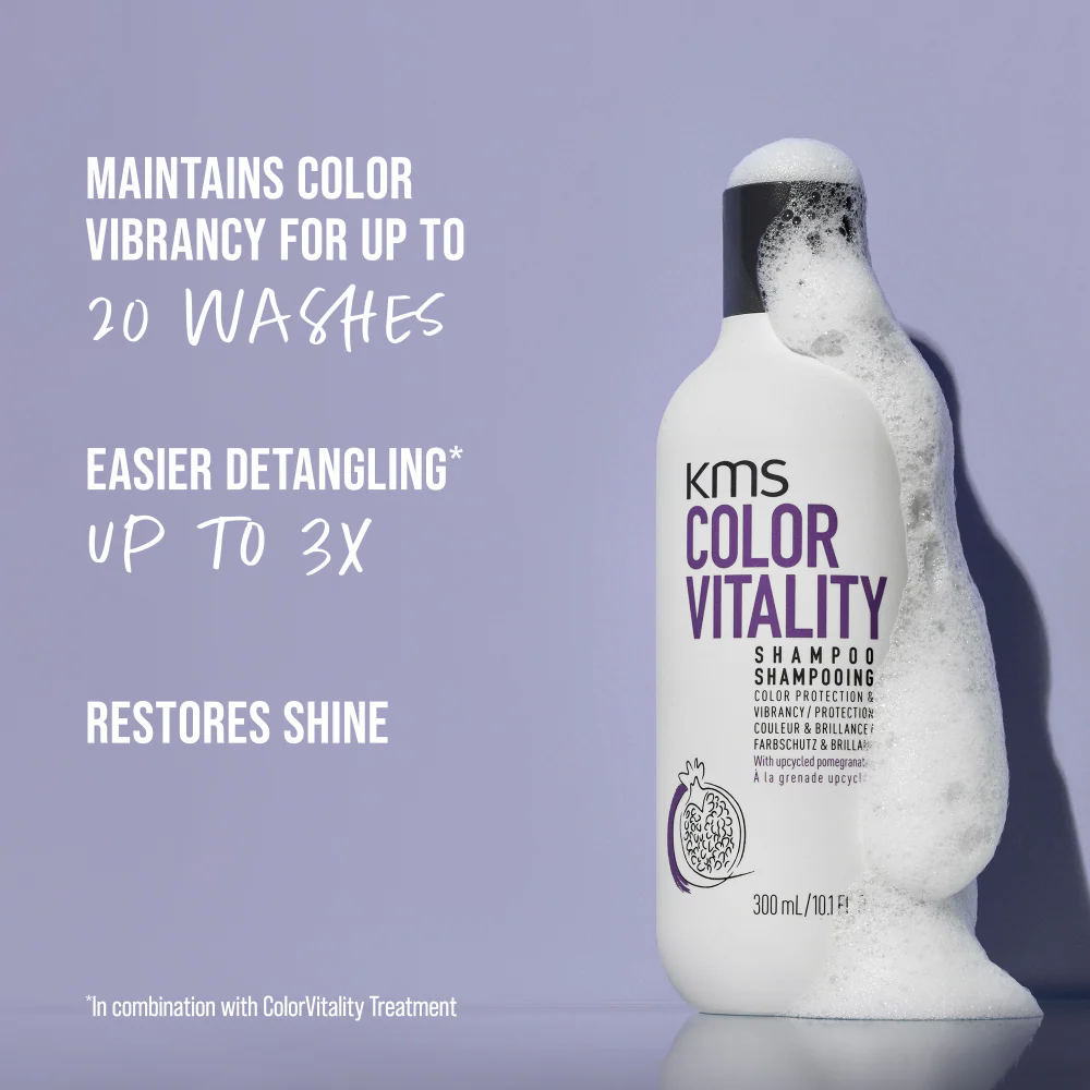 KMS Colour Vitality Colour Protection & Vibrancy Shampoo 300ml - Image 2