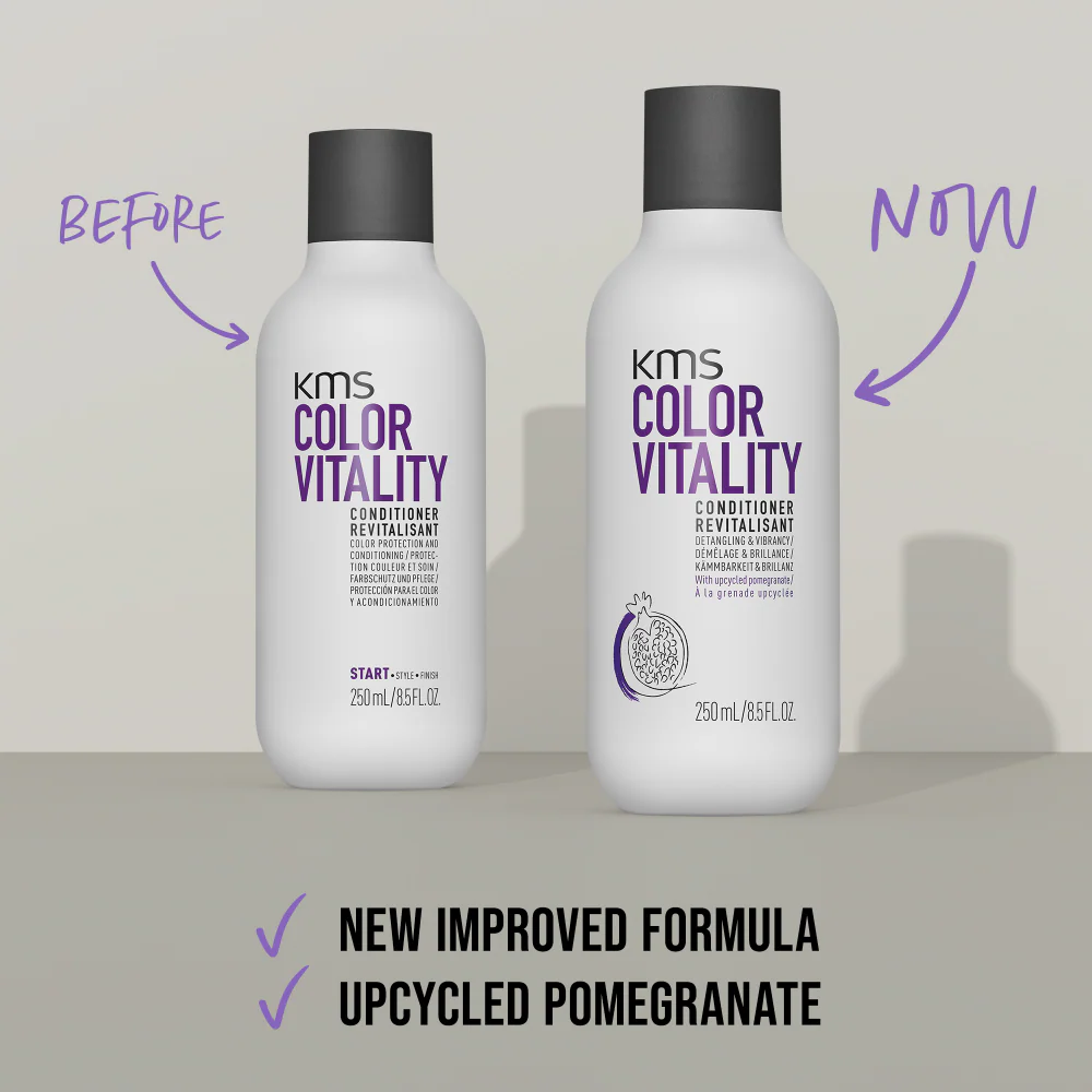 KMS Colour Vitality Detangling & Vibrancy Conditioner 250ml - Image 5